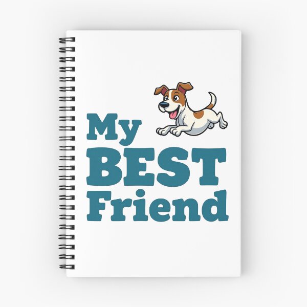 Item preview, My Best Friend with running Jack Russell Terrier designed and sold by Prints by Mat.