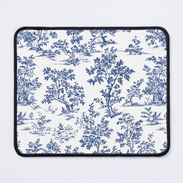 Item preview, Blue Toile de Jouy Trees Phone Case for Mom | Vintage French Country Floral Journal for Students | Elegant Botanical Garden Tote Bag for Teacher | Navy Blue Nature Blanket for Friends designed and sold by VivaFy.