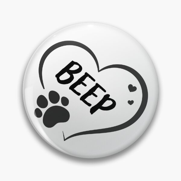 Item preview, Beep cat in a heart with a paw, great gift for dog or cat owners  designed and sold by OCS1337.