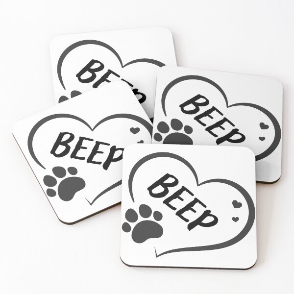 Item preview, Beep cat in a heart with a paw, great gift for dog or cat owners  designed and sold by OCS1337.