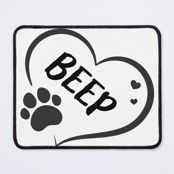 Item preview, Beep cat in a heart with a paw, great gift for dog or cat owners designed and sold by OCS1337.