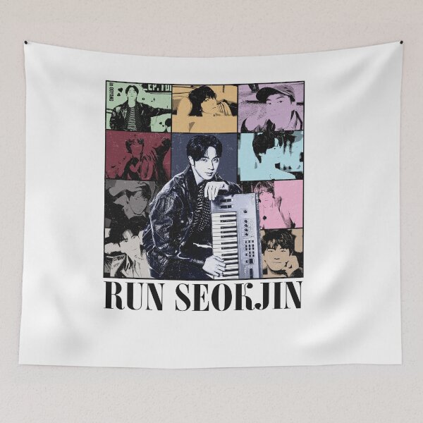 Item preview, Run SeokJin Bts Tour Kpop Shirt designed and sold by BerryHand.