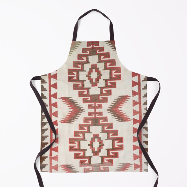 Item preview, NAVAJO 1920 TAPESTRY - RESTORED TO ORIGINAL RED & IVORY - RARE COLORS FOR NAVAJO ART! designed and sold by Big Bang Canvas.