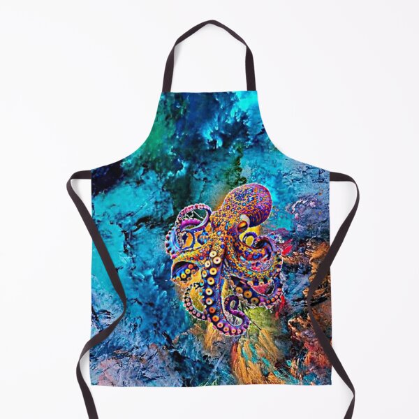Item preview, Octopus Japanese, Fish Art, Golden Octopus designed and sold by Rosa1977.
