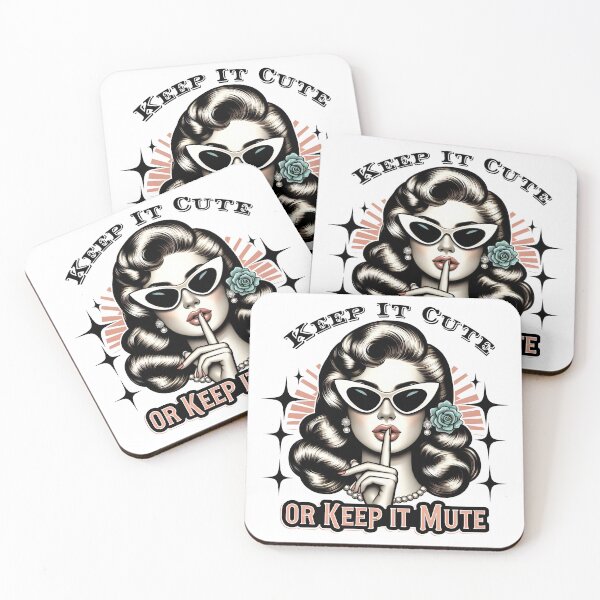 Item preview, Keep It Cute Or Keep Mute designed and sold by piendekmu.