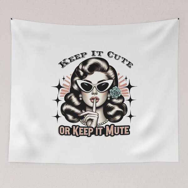 Item preview, Keep It Cute Or Keep Mute designed and sold by piendekmu.