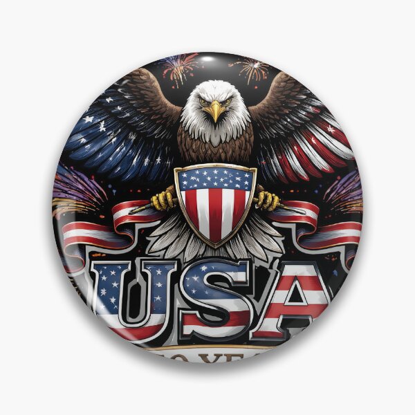 Item preview, Patriotic Eagle USA 250 Years Long Sleeve USA-250-Years designed and sold by GraphicGlowTeesStore.