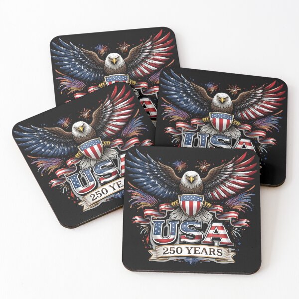 Item preview, Patriotic Eagle USA 250 Years Long Sleeve USA-250-Years designed and sold by GraphicGlowTeesStore.