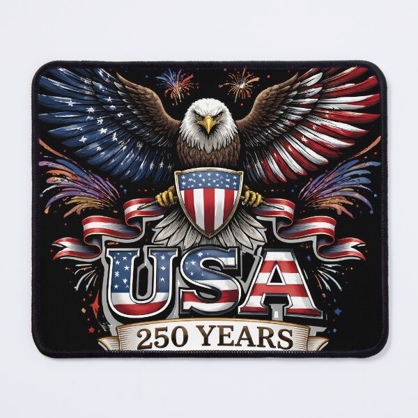 Item preview, Patriotic Eagle USA 250 Years Long Sleeve USA-250-Years designed and sold by GraphicGlowTeesStore.