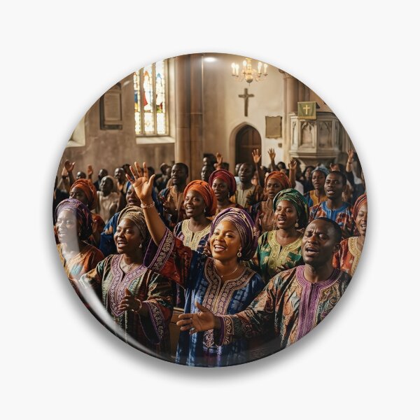Item preview, Joyful African Church Choir Singing Praise designed and sold by SavannaCanvas.