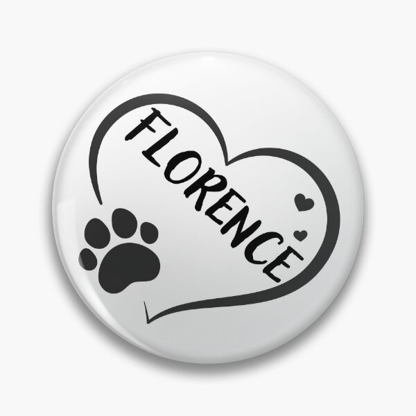 Item preview, Florence cat in a heart with a paw, great gift for dog or cat owners  designed and sold by OCS1337.