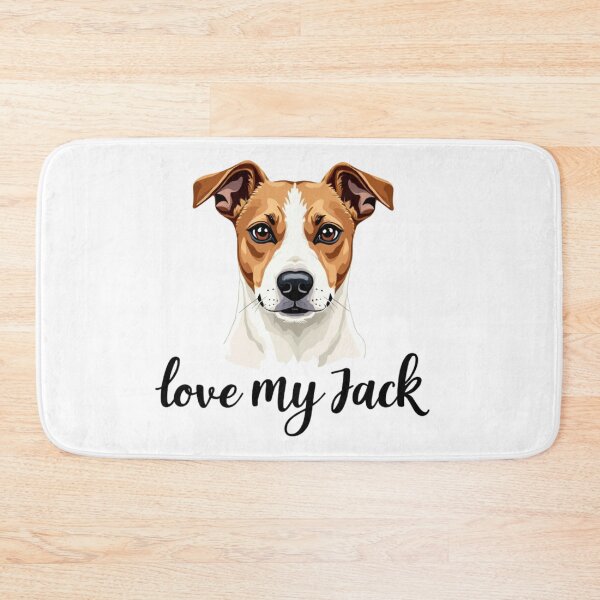 Item preview, Jack Russell Terrier with love my Jack text designed and sold by Prints by Mat.