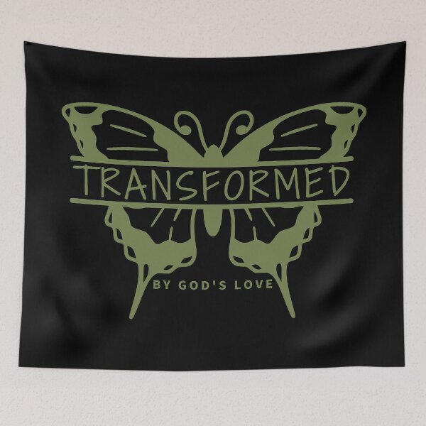 Item preview, Transformed by God's Love – Green Design  designed and sold by MoriaStore.