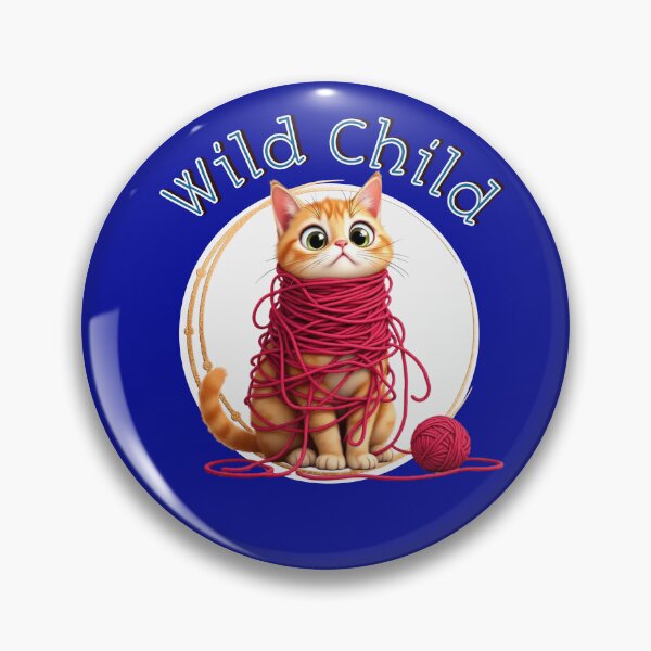 Item preview, KITTY WILD CHILD designed and sold by Squirrel Adventurous.