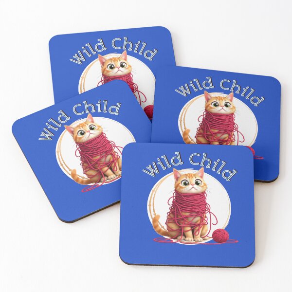 Item preview, KITTY WILD CHILD designed and sold by Squirrel Adventurous.