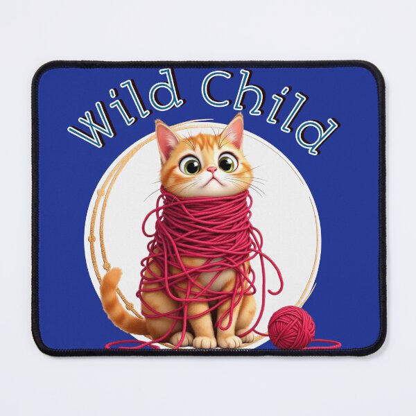 Item preview, KITTY WILD CHILD designed and sold by Squirrel Adventurous.