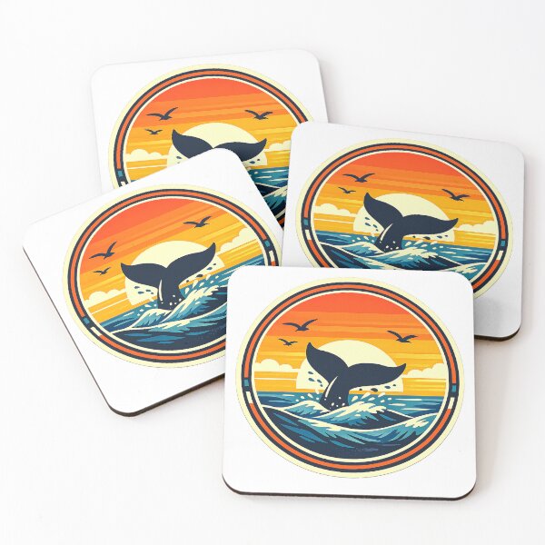 Item preview, Ocean Whale Tail Sunset Beach designed and sold by Modefissi.