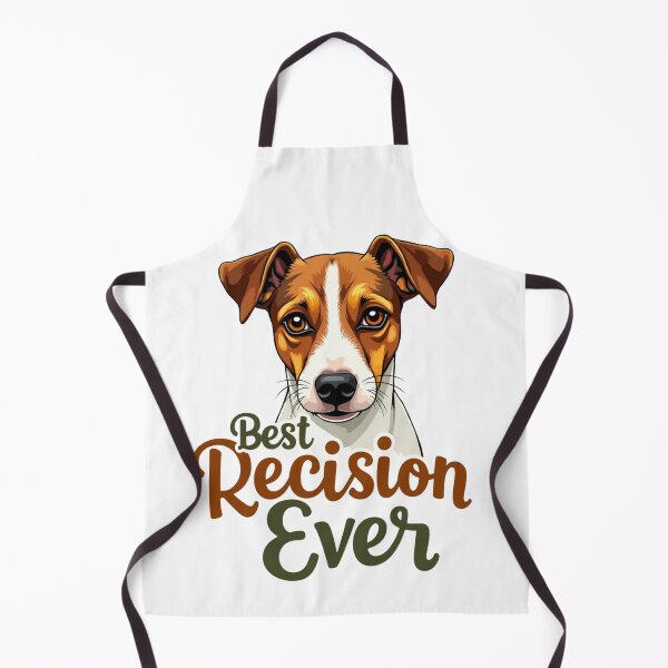Item preview, Jack Russell Terrier with Best Decision Ever text designed and sold by Prints by Mat.