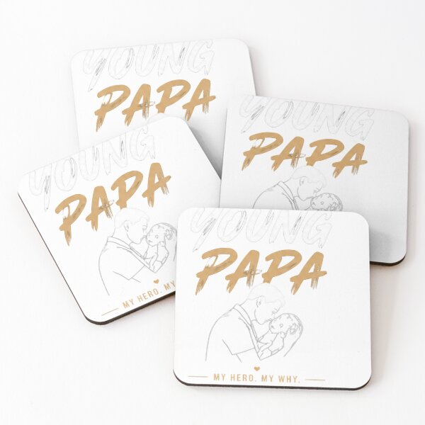 Item preview, Young Papa-My Hero. My Why. designed and sold by ekemarket.