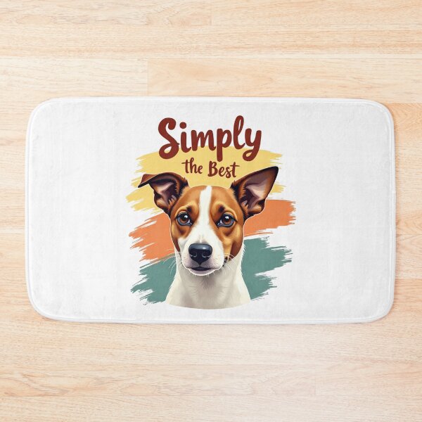 Item preview, Jack Russell Terrier with Simply the Best text designed and sold by Prints by Mat.