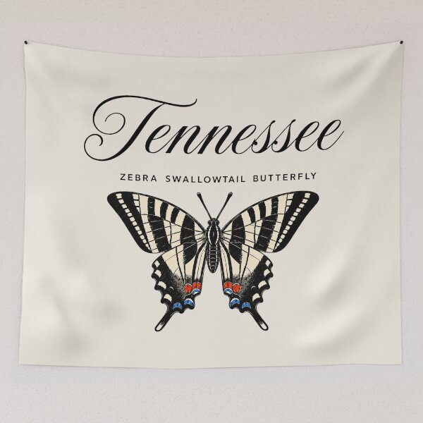 Item preview, Tennessee Zebra Swallowtail Butterfly Poster designed and sold by The-Drip-Studio.