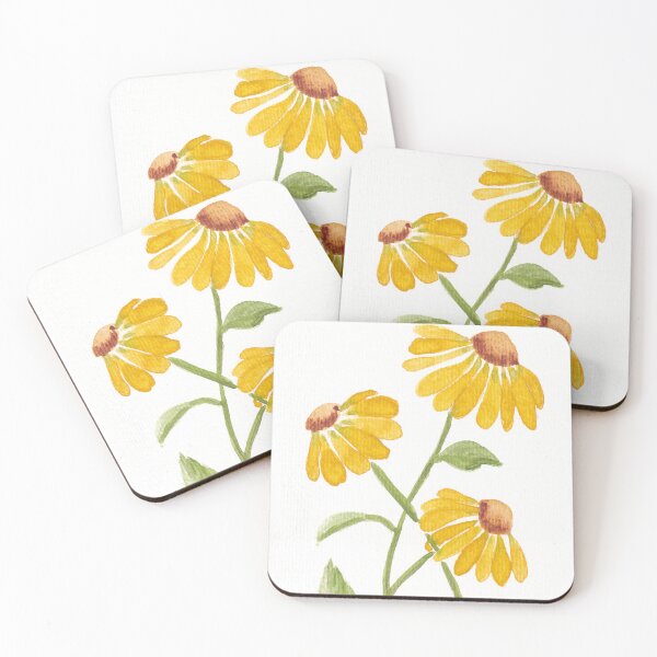 Item preview, Yellow Flowers designed and sold by Kirsten Robinson Art.