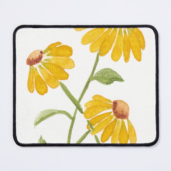 Item preview, Yellow Flowers designed and sold by Kirsten Robinson Art.