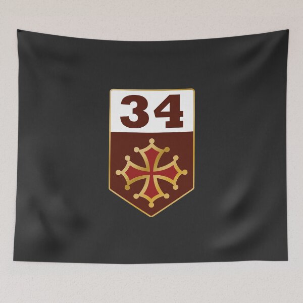 Item preview, Occitan cross emblem, Hérault designed and sold by BlitZz-16.
