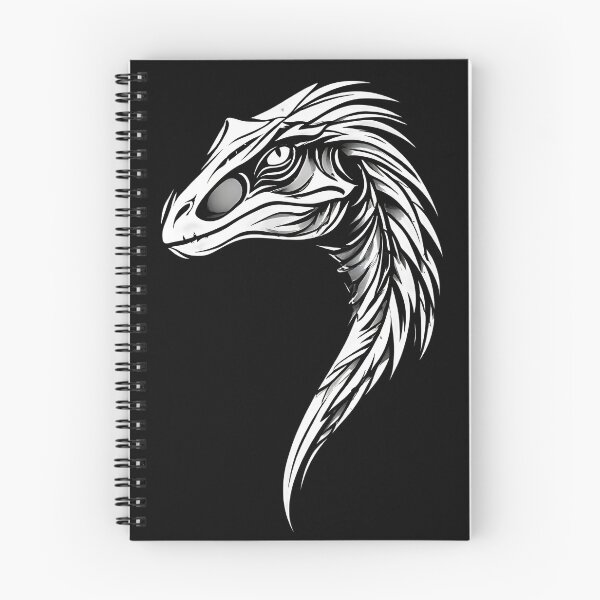 Item preview, Sleek Dinosaur Profile Sketch designed and sold by UrbanPrts.