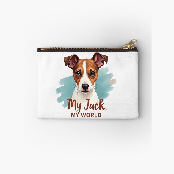 Item preview, Jack Russell Terrier with My Jack, My World text designed and sold by Prints by Mat.