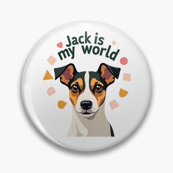 Item preview, Jack Russell Terrier with Jack is my world text designed and sold by Prints by Mat.