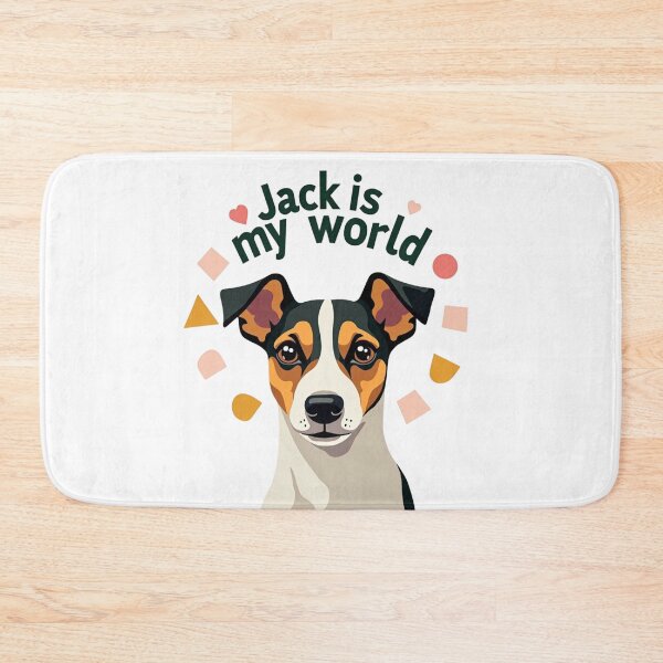Item preview, Jack Russell Terrier with Jack is my world text designed and sold by Prints by Mat.