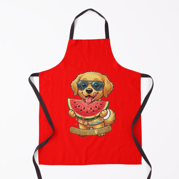 Item preview, Cute Golden Retriever Watermelon Summer 2026 Tropical Dog designed and sold by Wild Horizon Studio.