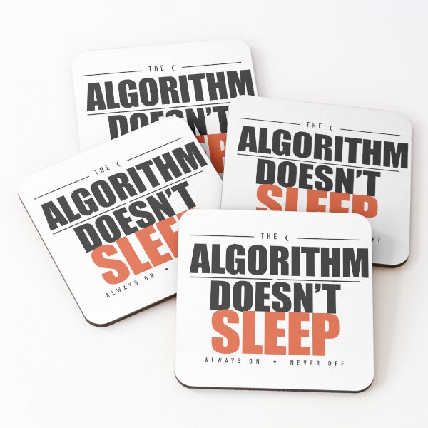 Item preview, The Algorithm Doesn't Sleep designed and sold by AdFuelCo.