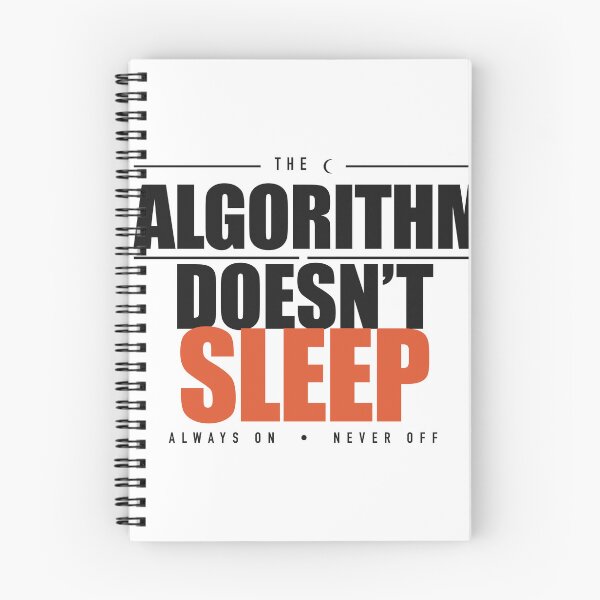 Item preview, The Algorithm Doesn't Sleep designed and sold by AdFuelCo.