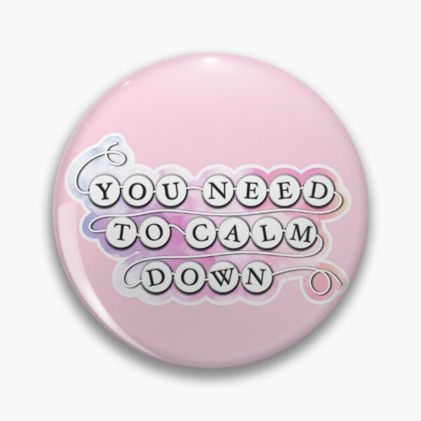 Item preview, Pop Song Lyrics - You Need To Calm Down designed and sold by Lavender--Rain.