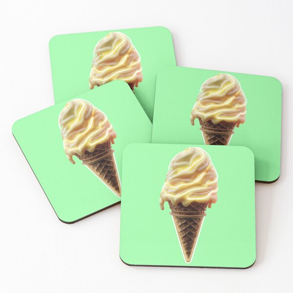 Item preview, Neon Lemon Ice Cream Glow Cone v2 designed and sold by daila70.