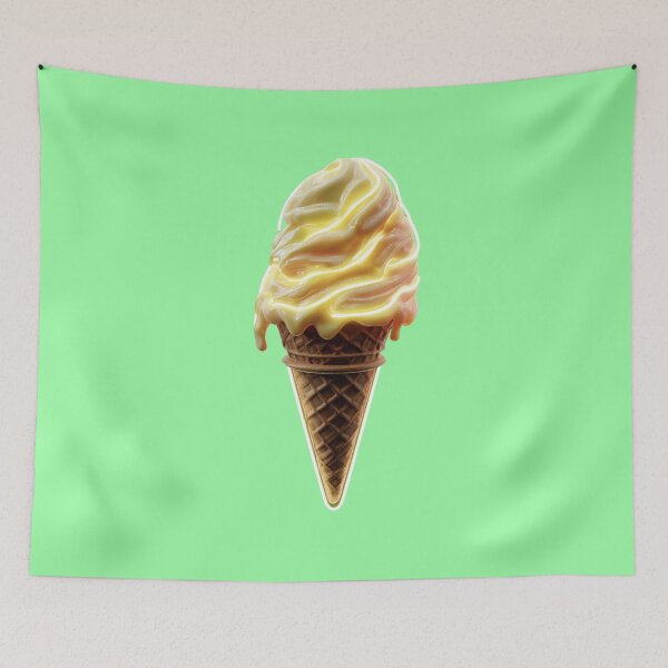 Item preview, Neon Lemon Ice Cream Glow Cone v2 designed and sold by daila70.