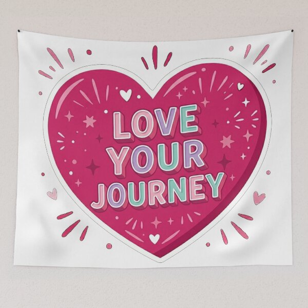 Item preview, Love Your Journey Heart designed and sold by Owcomm.