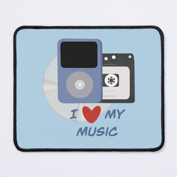 Item preview, I Love My Music Blue designed and sold by Alllart.