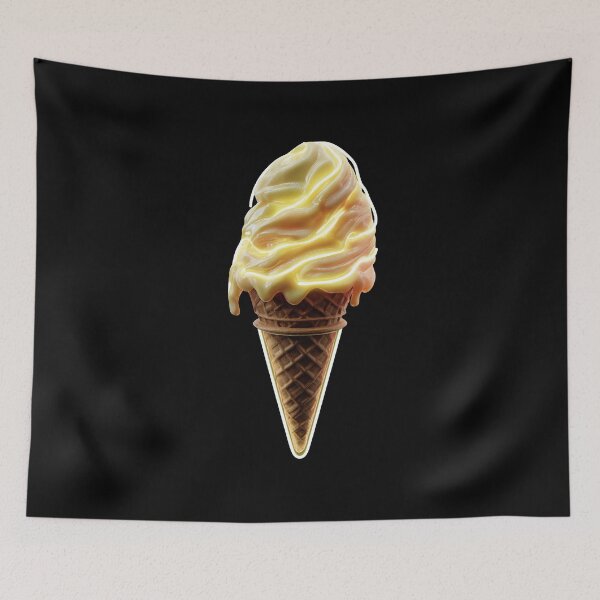 Item preview, Neon Lemon Ice Cream Glow Cone designed and sold by daila70.