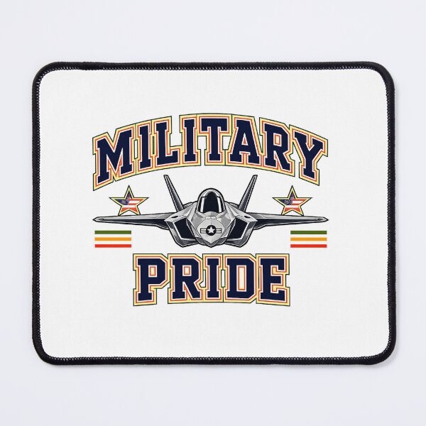 Item preview, Texted Military Pride With F35 Art designed and sold by Combat Skies.