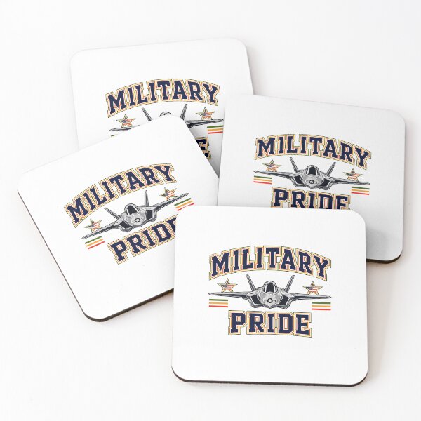 Item preview, Texted Military Pride With F35 Art designed and sold by Combat Skies.