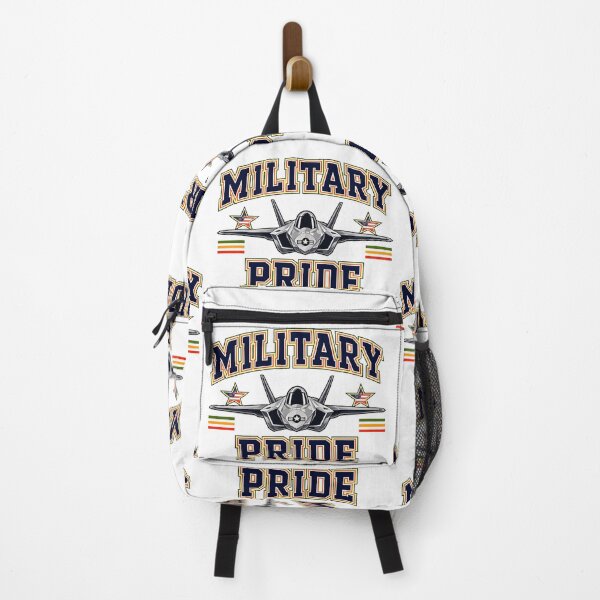 Item preview, Texted Military Pride With F35 Art designed and sold by Combat Skies.