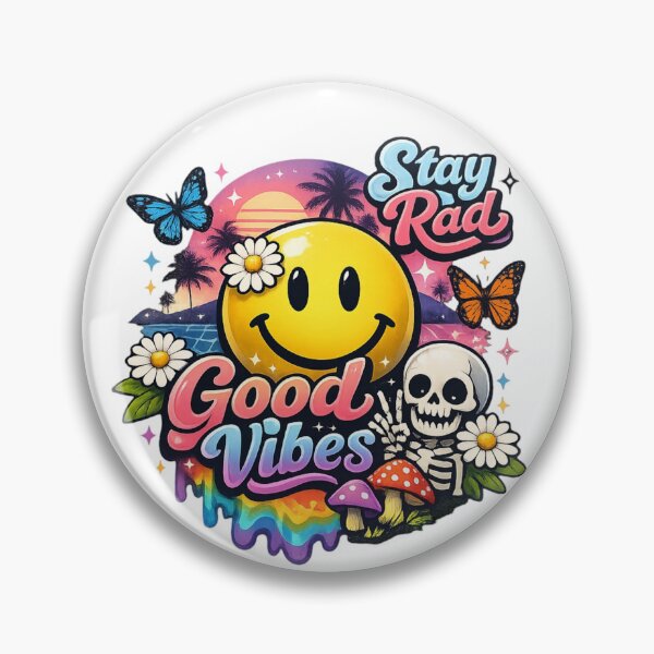Item preview, Smileys “Good Vibes” Stay Rad designed and sold by World-of-Magic.