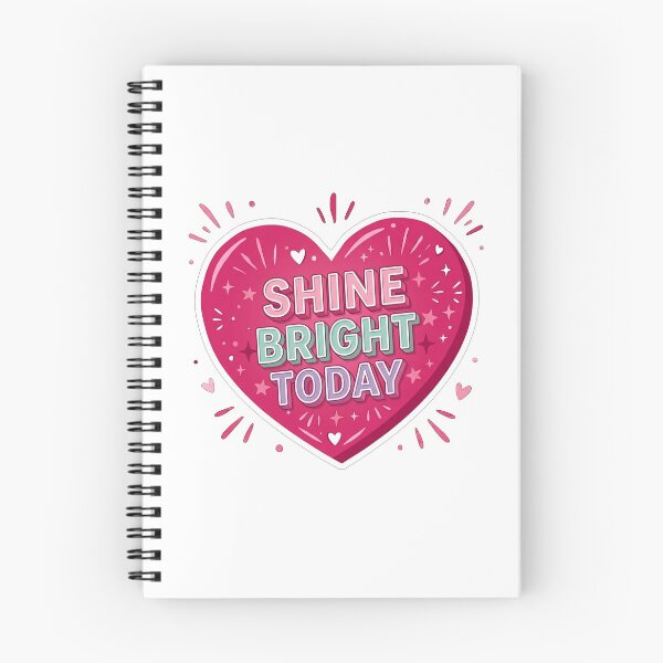 Item preview, Shine Bright Today Motivational Heart designed and sold by Owcomm.