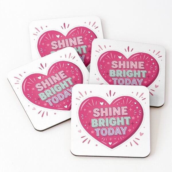 Item preview, Shine Bright Today Motivational Heart designed and sold by Owcomm.