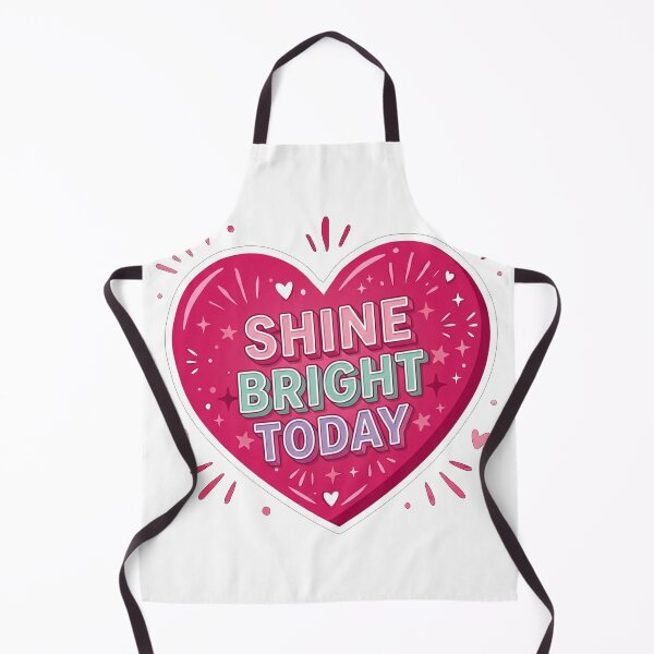 Item preview, Shine Bright Today Motivational Heart designed and sold by Owcomm.