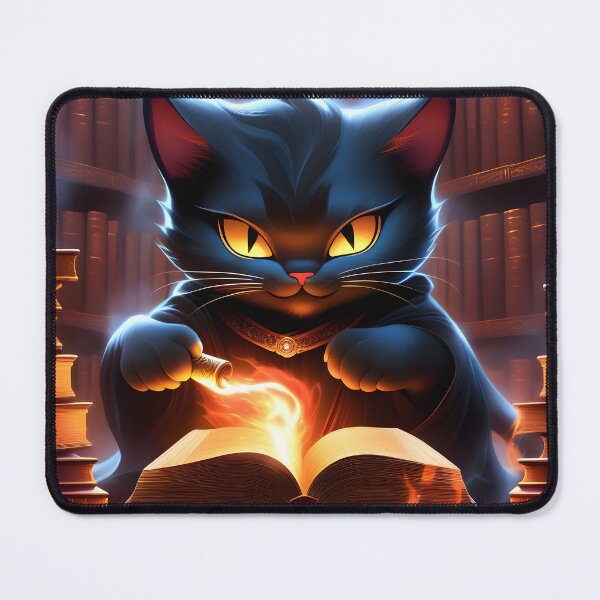 Item preview, Dark Sorcerer Kitty designed and sold by Raging Woody Designs.