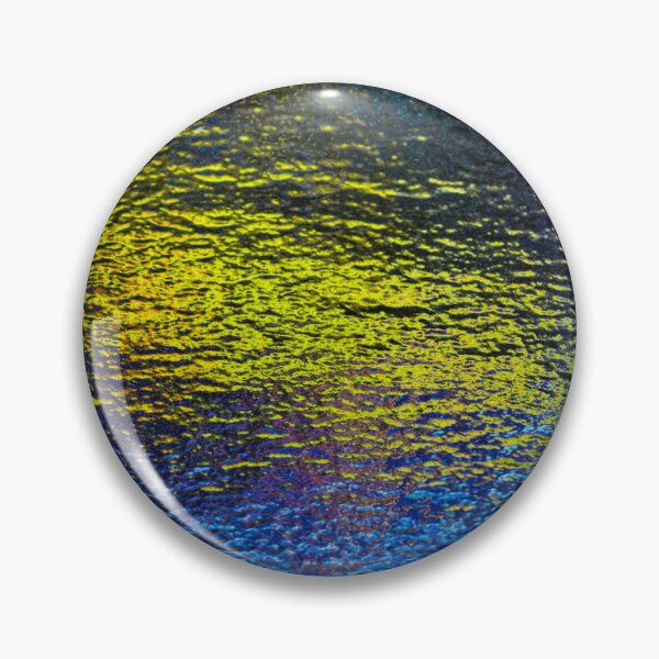 Item preview, Abstract Holographic Blue Silk Fluid Oval designed and sold by Elite Vintage Studio.